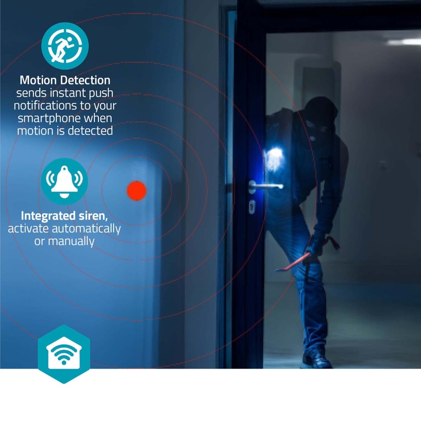 Inteligentna kamera Smartlife 5V 3MP Full HD 1296p Wi-Fi Tuya