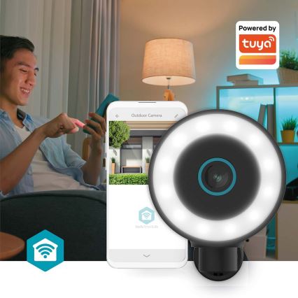 Inteligentna zewnętrzna kamera SmartLife 5V 4K 8MP 3840x2160p IP65 Wi-Fi Tuya