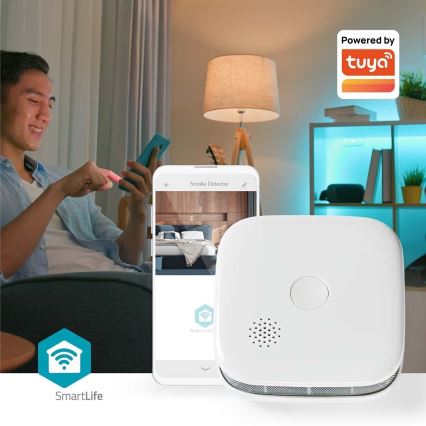 ZESTAW 3x Czujnik dymu SmartLife 3V/1xCR123A Wi-Fi Tuya