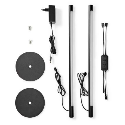 ZESTAW 2x LED RGBIC Lampa ściemnialna stołowa SmartLife LED/36W/230V 55 cm 2700-6500K Wi-Fi Tuya + zdalne sterowanie