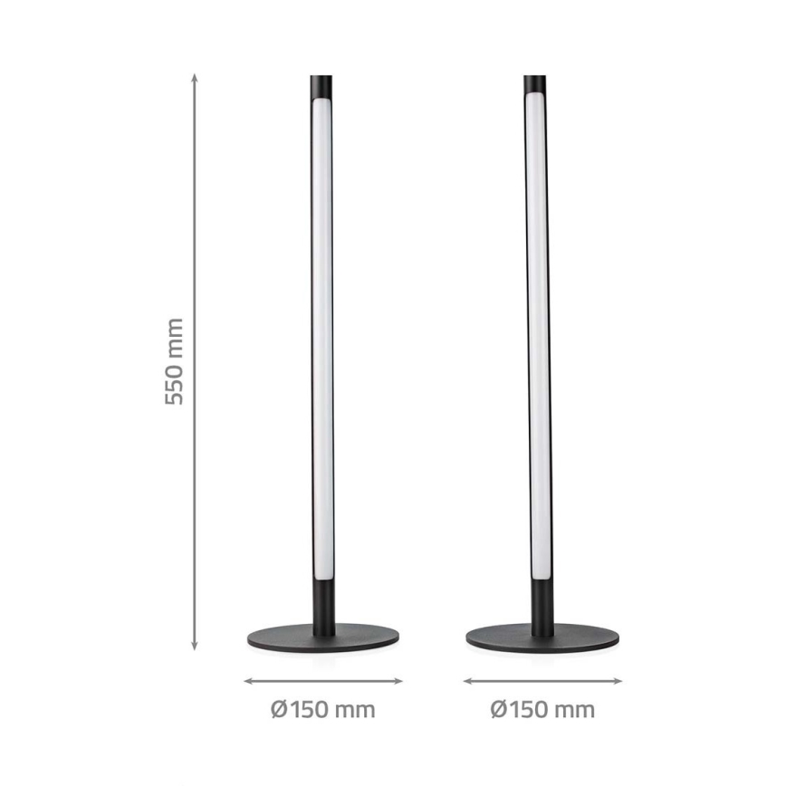 ZESTAW 2x LED RGBIC Lampa ściemnialna stołowa SmartLife LED/36W/230V 55 cm 2700-6500K Wi-Fi Tuya + zdalne sterowanie