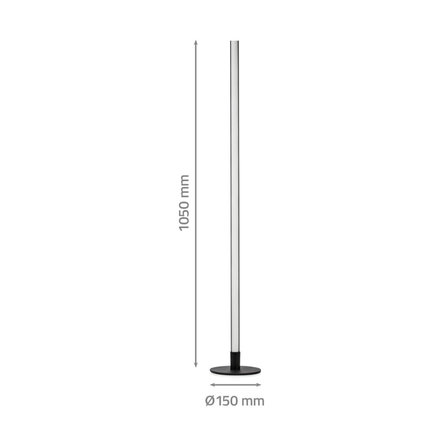 LED RGBIC Lampa podłogowa ściemnialna Smartlife LED/10W/230V 100,5 cm 2700-6500K Wi-Fi Tuya + zdalne sterowanie