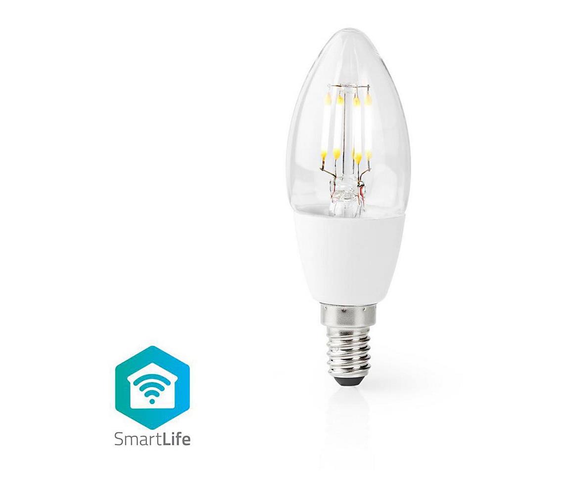 WIFILF10WTC37 − LED Ściemnialna inteligentna żarówka C37 E14/5W/230V