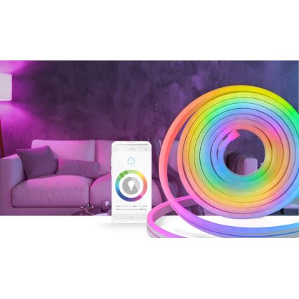 LED RGB Ściemniana taśma zewnętrzna SmartLife 6m LED/32W/230V Wi-Fi IP65 + pilot