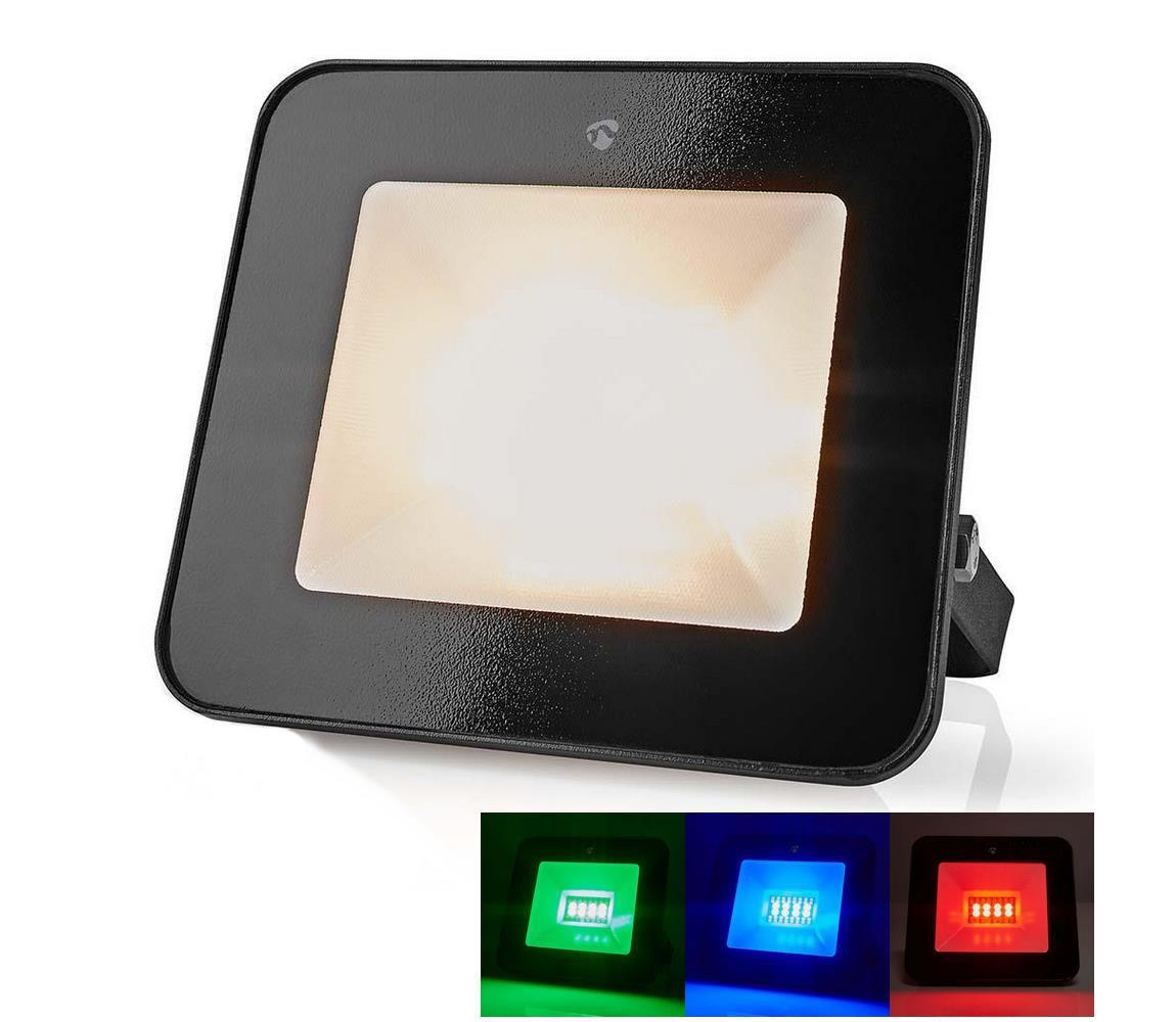 WIFILOFC20FBK-LED Reflektor SmartLife RGBW — LED 20 W, 230 V, Wi‑Fi, IP65