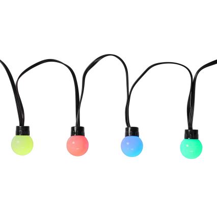 LED RGB Łańcuch dekoracyjny 48xLED 13,8m IP65 Wi-Fi Tuya