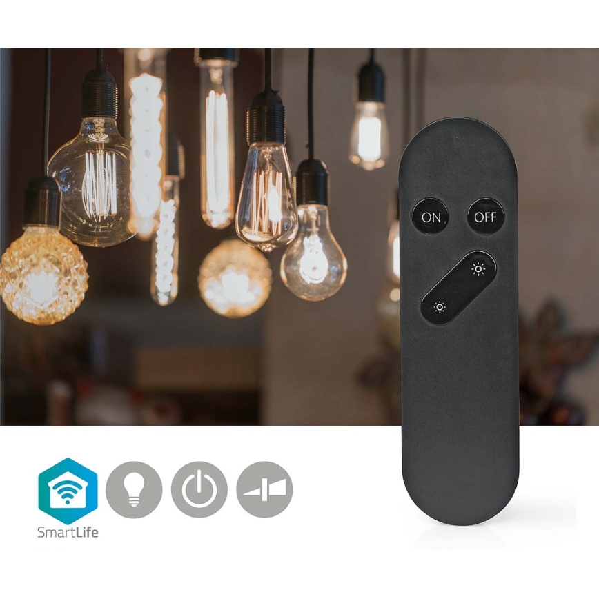 Pilot zdalnego sterowania SmartLife 2xAAA Wi‑Fi czarny