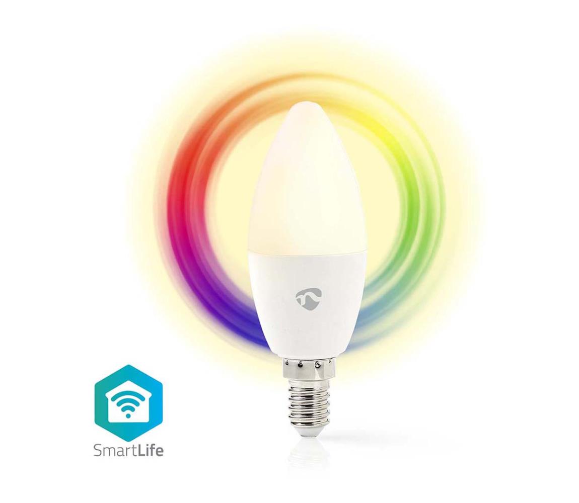WIFILRC10E14 - LED RGB Ściemniana żarówka E14/4,9W/230V Wi-Fi 2700-6500K