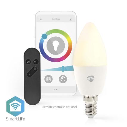 LED RGB Ściemniana żarówka Smartlife E14/4,9W/230V Wi-Fi 2700-6500K