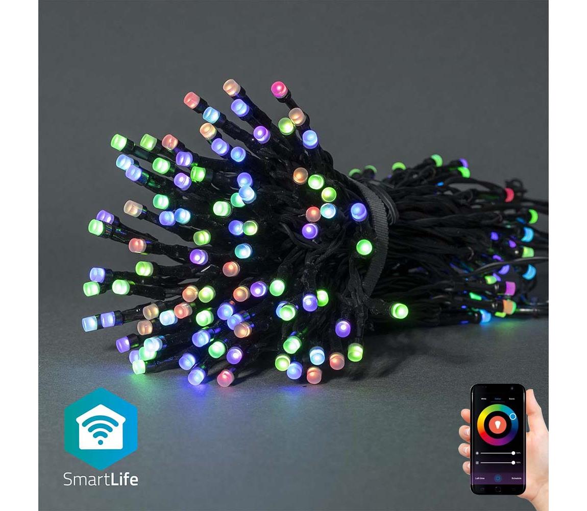 WIFILX01C84 - LED RGB Łańcuch świąteczny 84xLED/8 funkcji 13m IP65 Wi-Fi Tuya