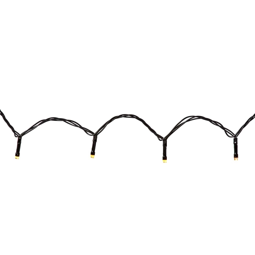 Zewnętrzna świąteczna kurtyna LED 200 diod LED / 8 funkcji 5 x 4 m IP65 Wi‑Fi Tuya o barwie od ciepłej do zimnej bieli