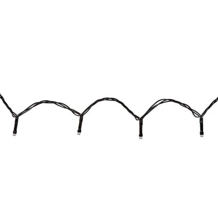 Zewnętrzna świąteczna kurtyna LED 200 diod LED / 8 funkcji 5 x 4 m IP65 Wi‑Fi Tuya o barwie od ciepłej do zimnej bieli