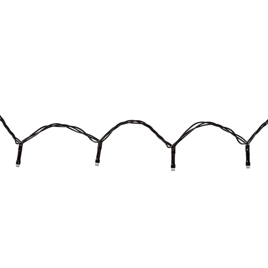 Zewnętrzna świąteczna kurtyna LED 200 diod LED / 8 funkcji 5 x 4 m IP65 Wi‑Fi Tuya o barwie od ciepłej do zimnej bieli