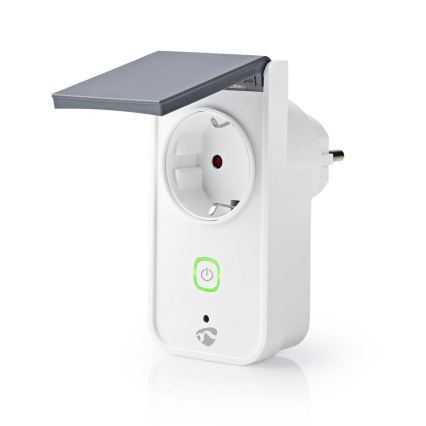 Smart zewnętrzne gniazdo 3680W/230V/Typ F SCHUKO/16A Wi-Fi IP44