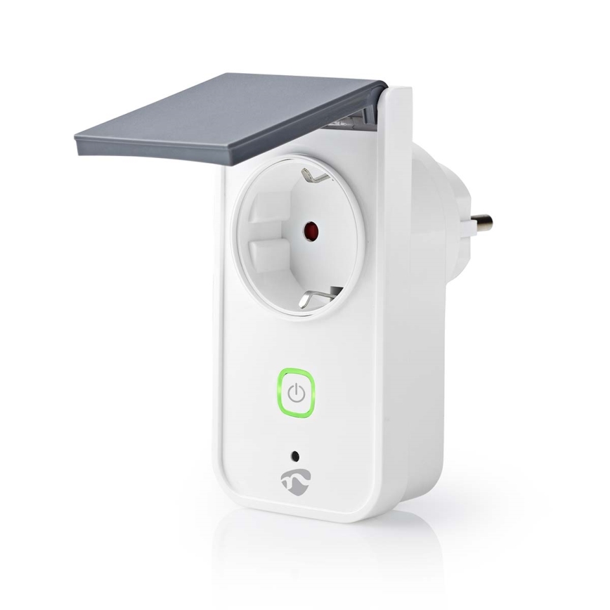 Smart zewnętrzne gniazdo 3680W/230V/Typ F SCHUKO/16A Wi-Fi IP44