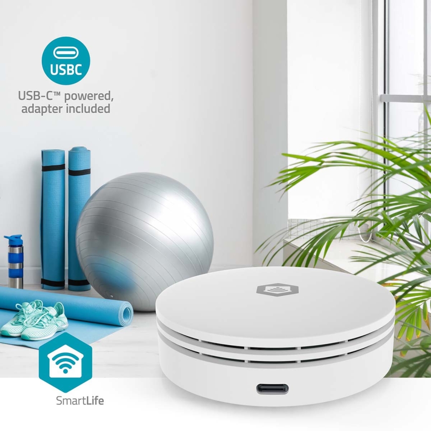 Inteligentny monitor jakości powietrza SmartLife Wi-Fi Tuya