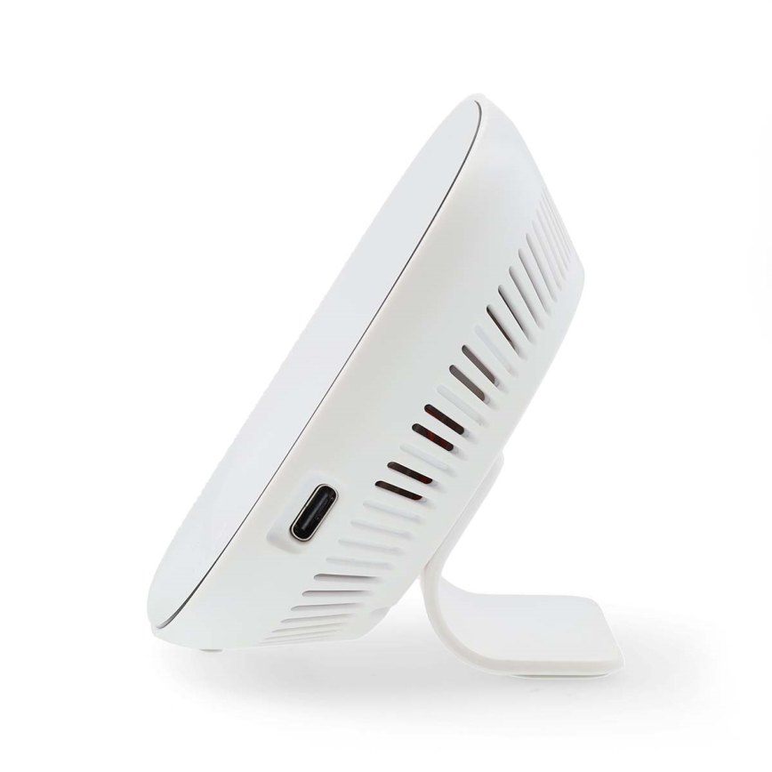 Inteligentny monitor jakości powietrza z LED wyświetlaczem SmartLife Wi-Fi