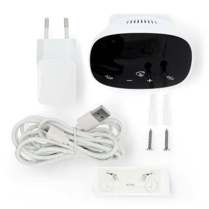 Inteligentny monitor jakości powietrza z LED wyświetlaczem SmartLife Wi-Fi