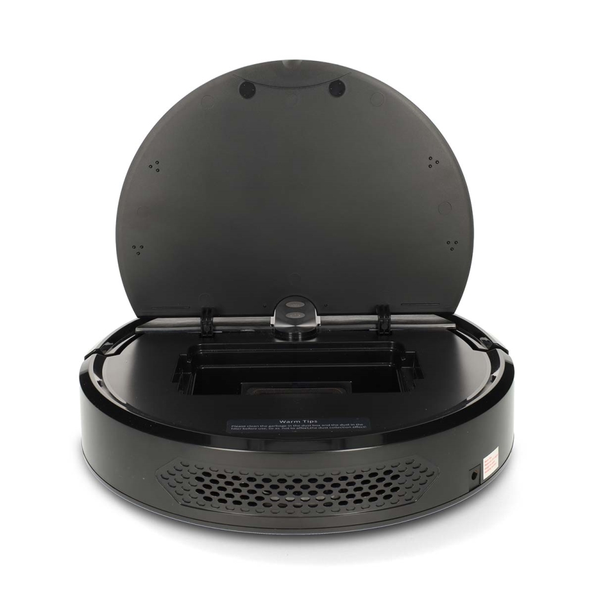 Inteligentny robot sprzątający z funkcją mopowania SmartLife, 2600 mAh, Wi‑Fi (Tuya), czarny + pilot zdalnego sterowania