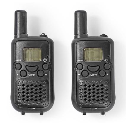 ZESTAW 2x Walkie-talkie z lampką LED 3xAAA zasięg 5 km