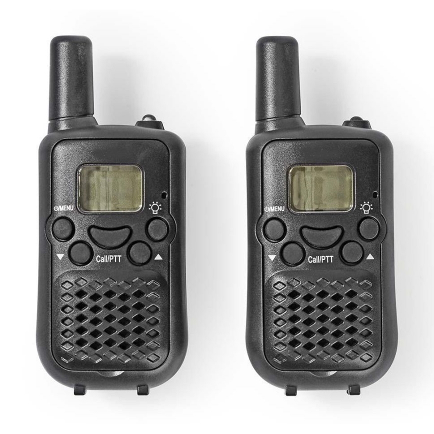 ZESTAW 2x Walkie-talkie z lampką LED 3xAAA zasięg 5 km