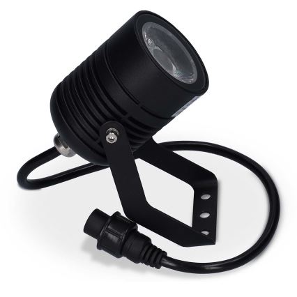 ZESTAW 3x LED RGBW ściemnialna lampa zewnętrzna SmartLife LED/3W/230V IP65 Wi-Fi Tuya czarna