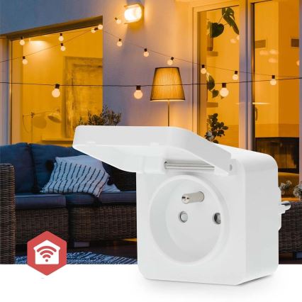 Inteligentne gniazdo Smartlife 3680W/230V/ Type E/16A Wi-Fi Tuya IP44