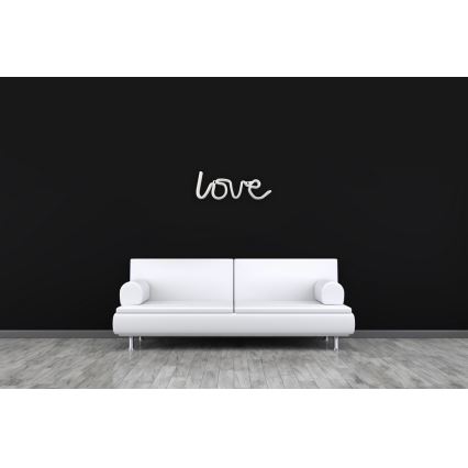 Neonowy dekoracyjny napis LOVE 2xAA