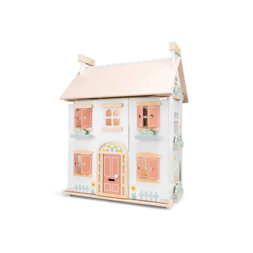 New Classic Toys - Drewniany domek dla lalek
