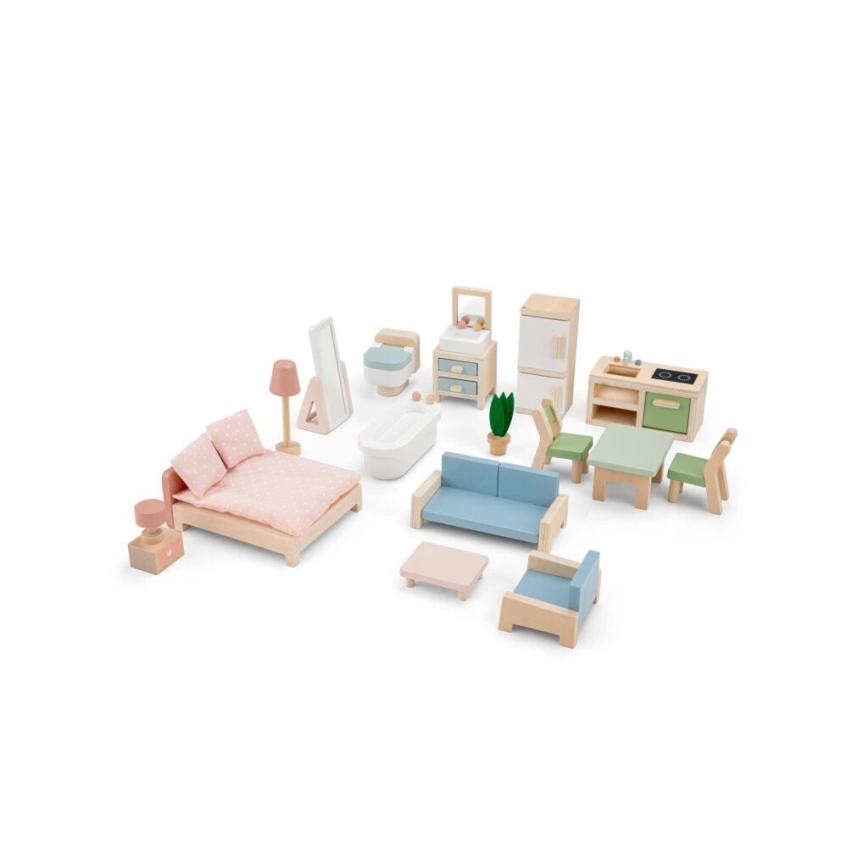New Classic Toys - Drewniany domek dla lalek
