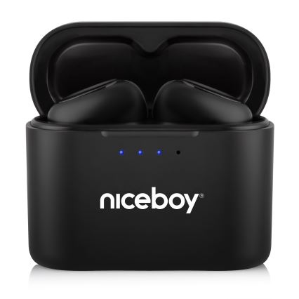 Niceboy HIVE Podsie 4 - Słuchawki bezprzewodowe IP54 czarny