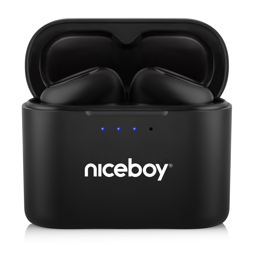 Niceboy HIVE Podsie 4 - Słuchawki bezprzewodowe IP54 czarny