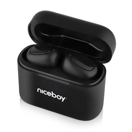 Niceboy HIVE Podsie 4 - Słuchawki bezprzewodowe IP54 czarny