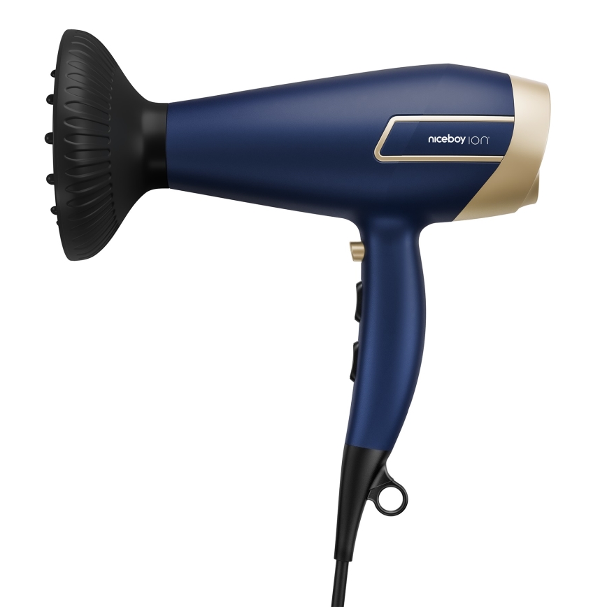 Niceboy ION AirSonic ICON - Suszarka do włosów 2200W/230V niebieska