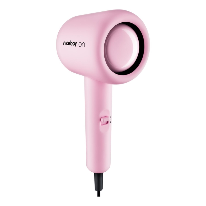Niceboy ION AirSonic POP - Suszarka do włosów 1400W/230V różowa