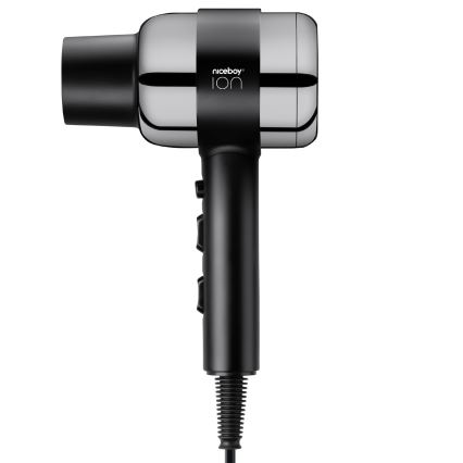 Niceboy ION AirSonic PRO - Suszarka do włosów 2200W/230V czarna
