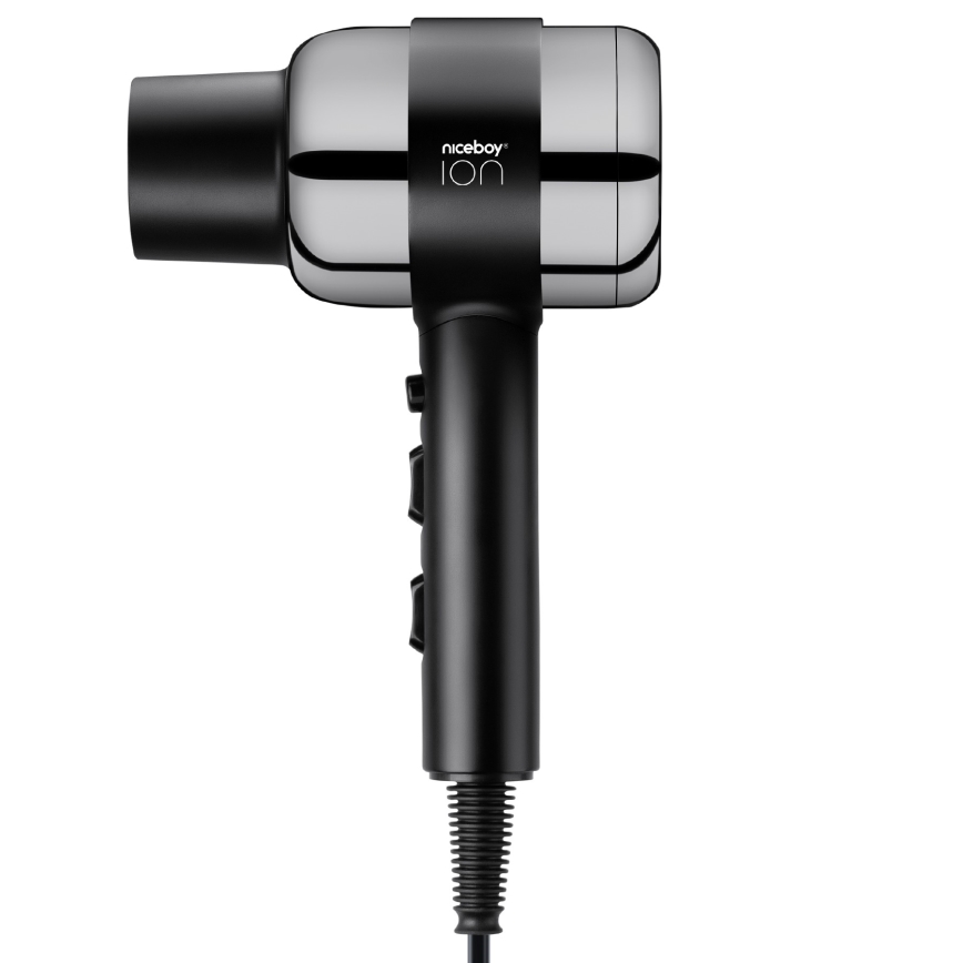 Niceboy ION AirSonic PRO - Suszarka do włosów 2200W/230V czarna