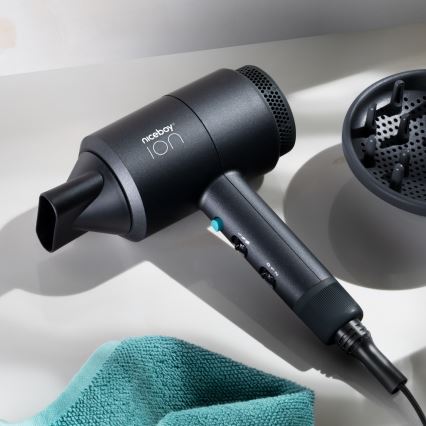 Niceboy ION AirSonic STAR - Suszarka do włosów 2100W/230V czarna