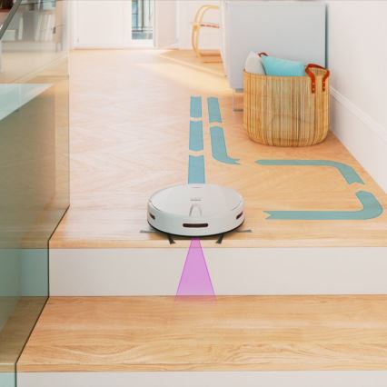 Niceboy ION Charles i4 - Inteligentny robot sprzątający 2w1 4400 mAh Wi-Fi biały + Pilot zdalnego sterowania