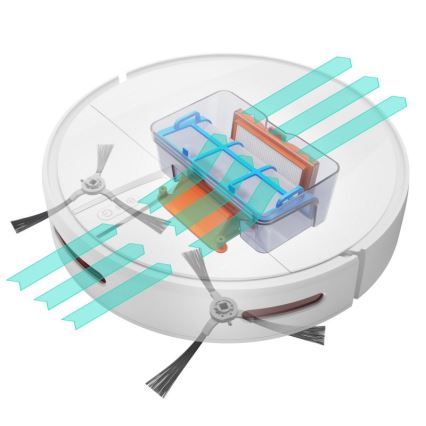 Niceboy ION Charles i4 - Inteligentny robot sprzątający 2w1 4400 mAh Wi-Fi biały + Pilot zdalnego sterowania