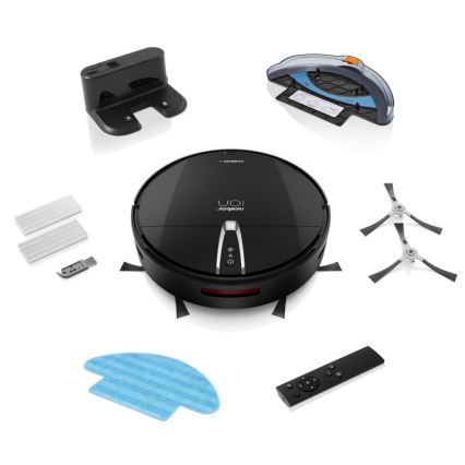 Niceboy ION Charles i4 - Inteligentny robot sprzątający 2w1 4400 mAh Wi-Fi czarny + Pilot zdalnego sterowania