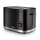 Niceboy ION Cruncher C3 - Toster z dwoma otworami i piekarnik 870W/230V czarny