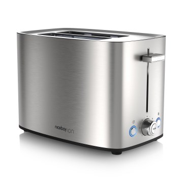 Niceboy ION Cruncher C4 - Toster z dwoma otworami i piekarnik 850W/230V stal nierdzewna