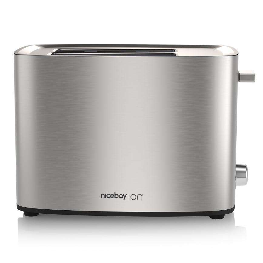 Niceboy ION Cruncher C4 - Toster z dwoma otworami i piekarnik 850W/230V stal nierdzewna