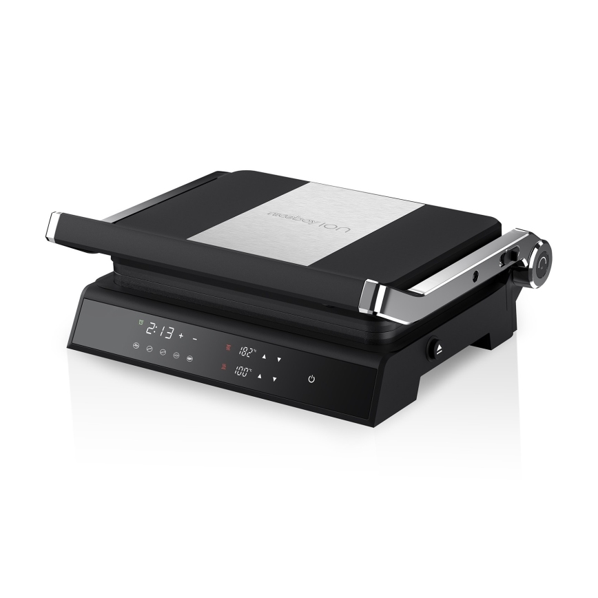 Niceboy ION Grillmaster - Grill elektryczny 2000W/230V czarny/matowy chrom
