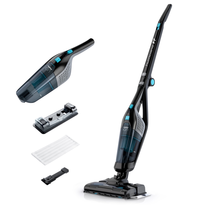 Niceboy ION Hurricane F7 - Bezprzewodowy odkurzacz pionowy 3w1 150W/2200 mAh czarny