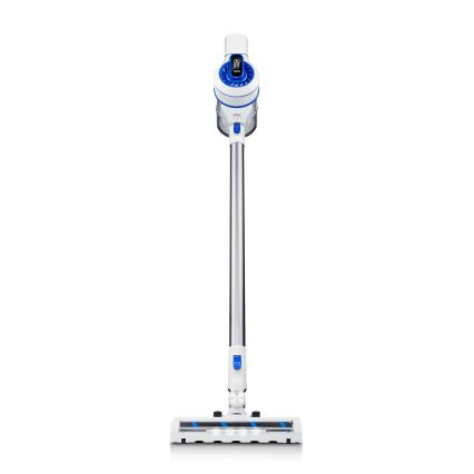 Niceboy ION Hurricane H5 - Bezprzewodowy odkurzacz pionowy 2w1 150W/2200 mAh biały/niebieski