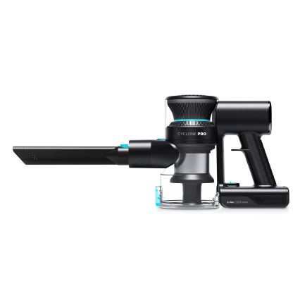 Niceboy ION Hurricane H5 Plus - Bezprzewodowy odkurzacz pionowy 2w1 140W/2200 mAh czarny