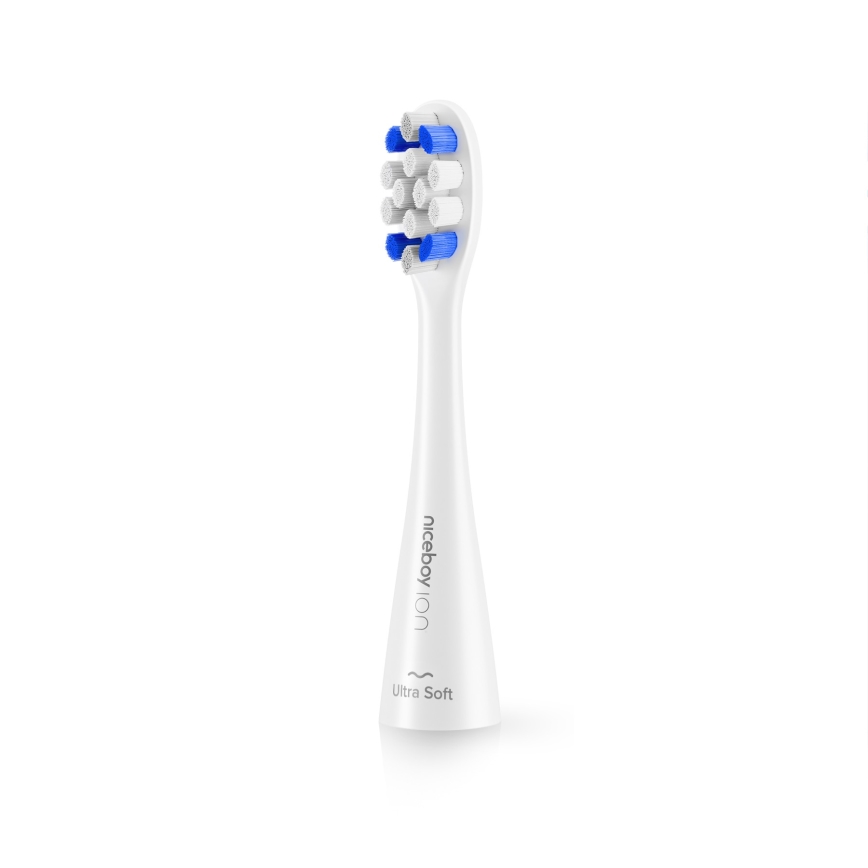 Niceboy ION Sonic Kids - Soniczna szczoteczka do zębów dla dzieci 500 mAh IPX7 biała