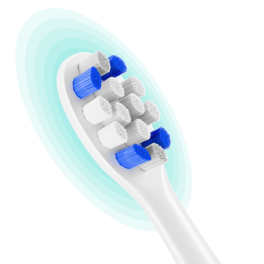 Niceboy ION Sonic Kids - Soniczna szczoteczka do zębów dla dzieci 500 mAh IPX7 biała